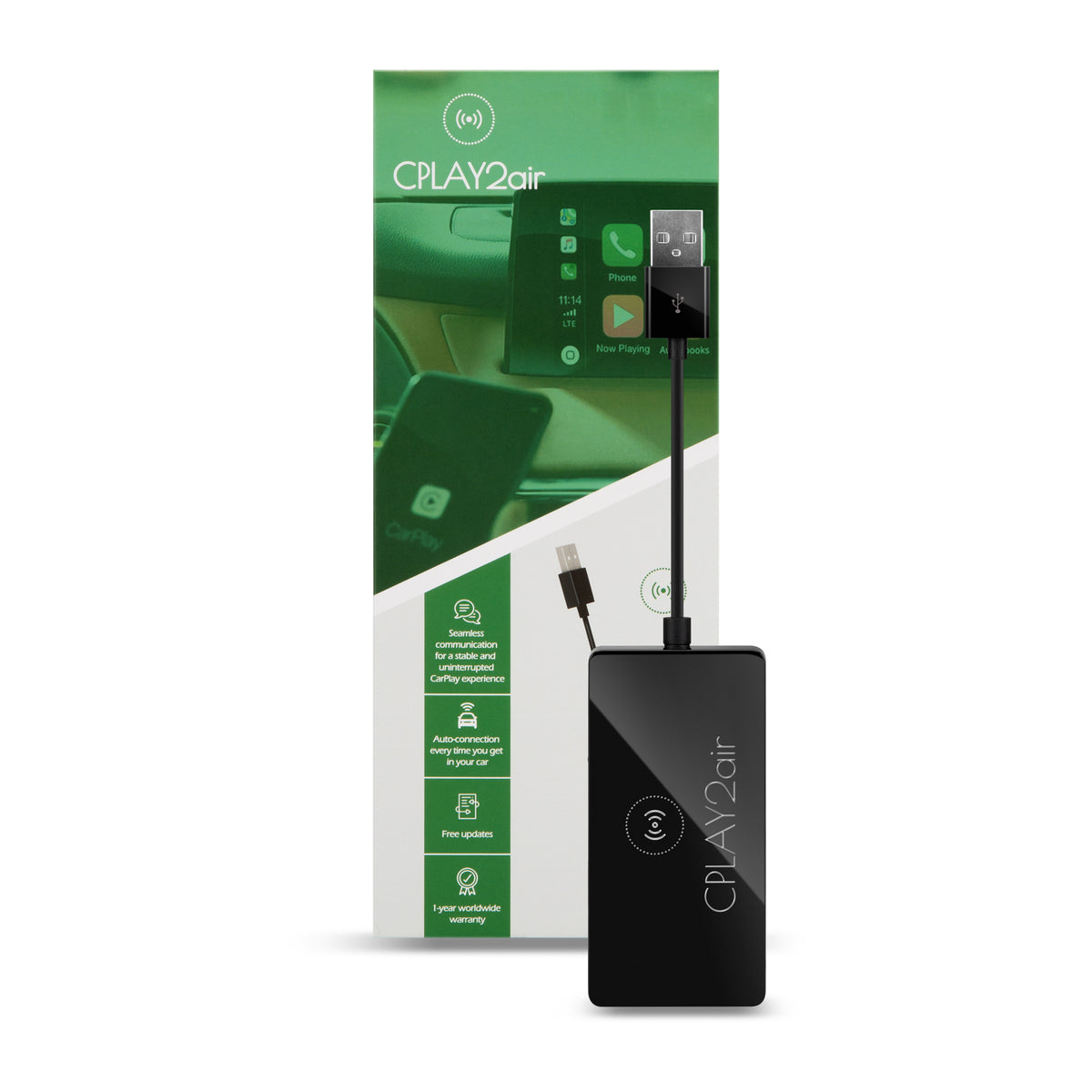 CPLAY2air wireless adapter for CarPlay –